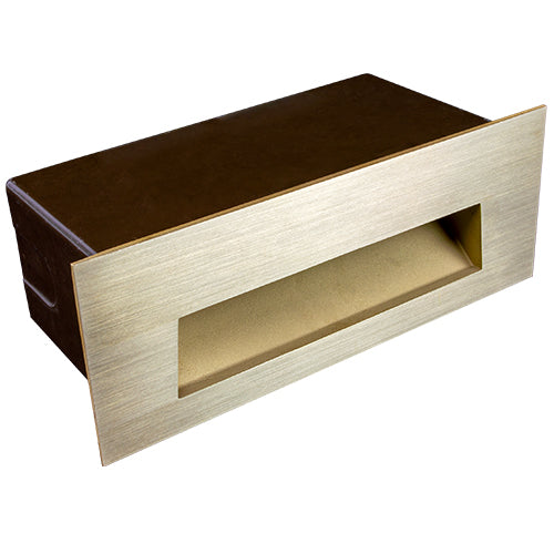 Focus Industries SL62LEDM120BRS LED Commercial Brick Light - Wattage: 5W - Color Temperature: 2700K - Finish: Brass Unfinished