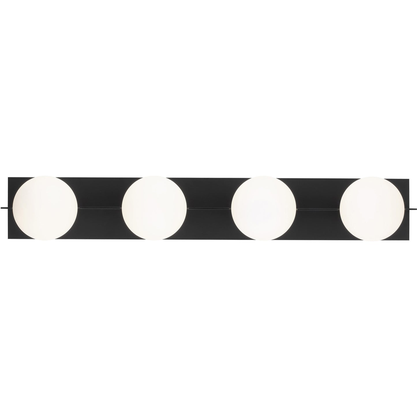 Visual Comfort Architectural SLBA123B Sean Lavin Orbel 4 Light 32.4 inch Matte Black Bath Vanity Wall Light