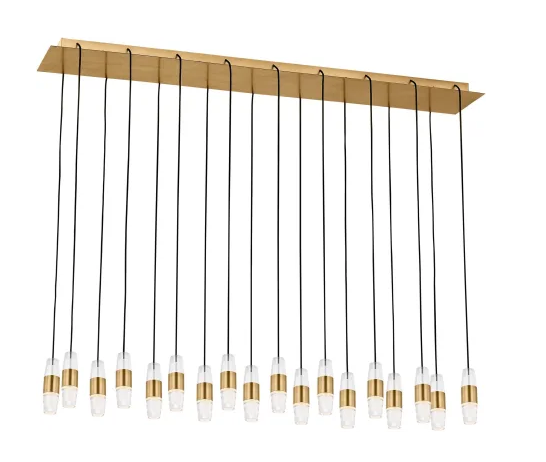 Visual Comfort Architectural SLCH38627NB Sean Lavin Lassell 18 Light 10.8 inch Natural Brass Chandelier Ceiling Light in 120V, 2700K, 64.8W
