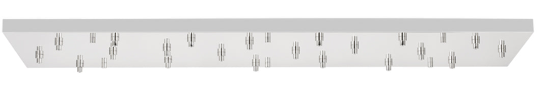 Visual Comfort Architectural SLCH575N Rectangular Multiport Canopy, 21-Lights, Polished Nickel Finish