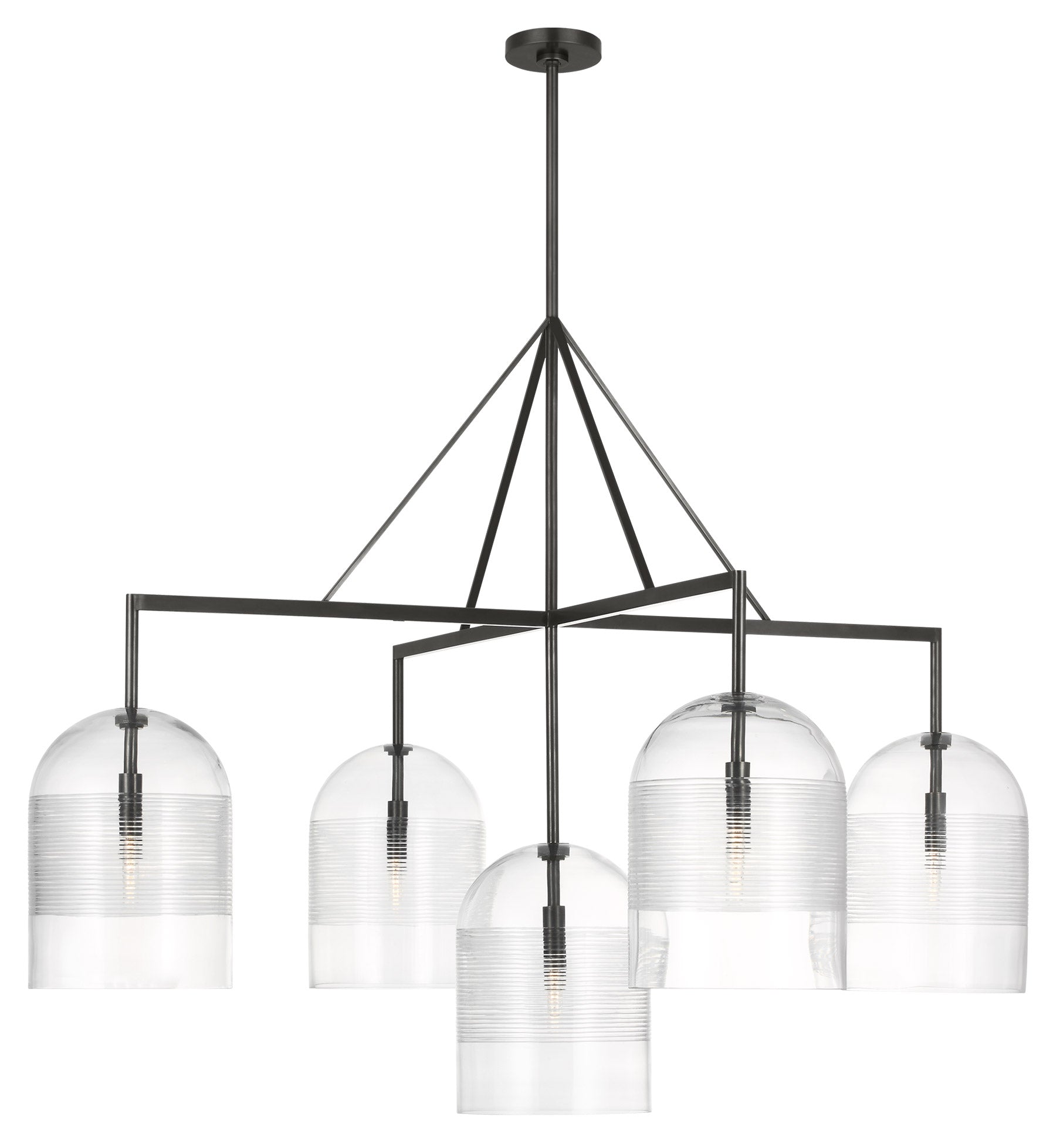 Visual Comfort Architectural SLCH636BZCG 42.5” Leano Chandelier, Wattage 25W, Bronze Finish