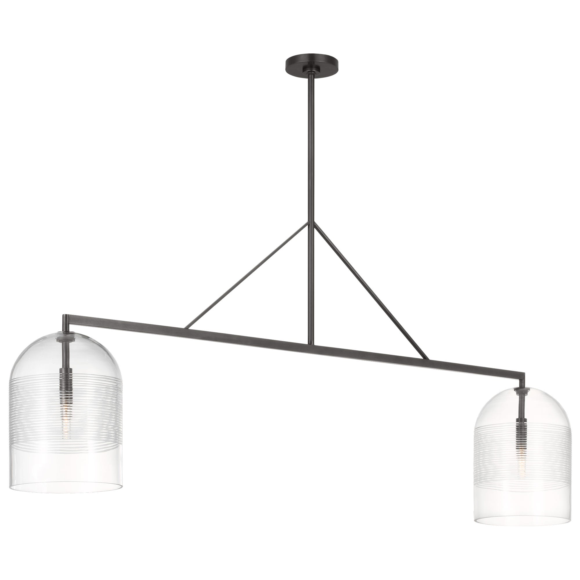 Visual Comfort Architectural SLLS638BZCG 29.9”Leano Linear Chandelier, Wattage 10W, Bronze Finish