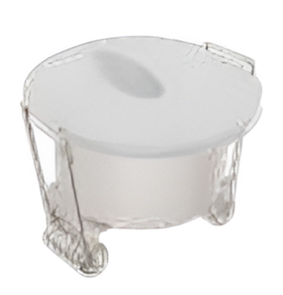 Westgate SLM-R1-12V-30K-WH Mini Step Light, 12V, Black/White, 3000K, 160lm, 2W White Finish