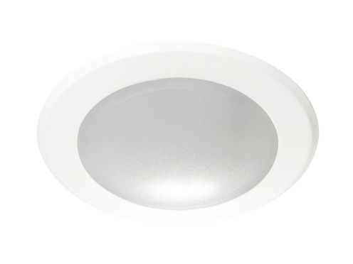 AFX Lighting SLMF06LAJD1WH Slim 8 Inch Wide LED Flush Mount Bowl Ceiling Fixture, Watt 15W, Selectable 5CCT White Finish
