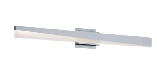 AFX Lighting SLNV3603LAJUDSN Slant 36" LED Vanity Light, Wattage 33W, Multi-Color Temperature, Voltage 120-277V, Satin Nickel