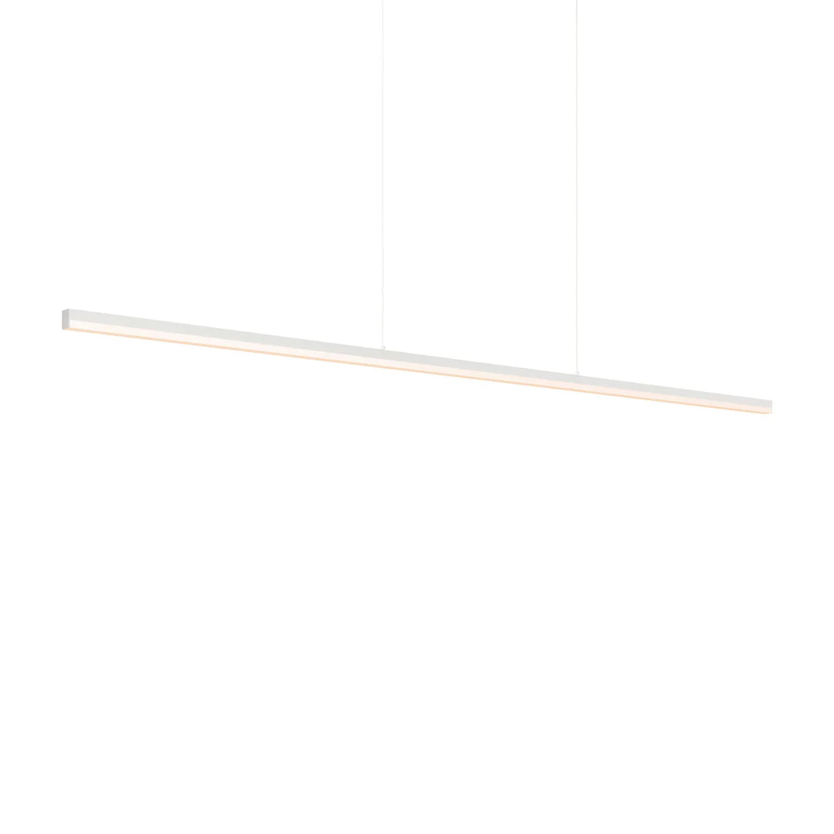 DALS Lighting SLPD60-CC-WH Current - 32W 1 5CCT LED Slim Linear Pendant-1 Inches Tall and 0.75 Inches Wide
