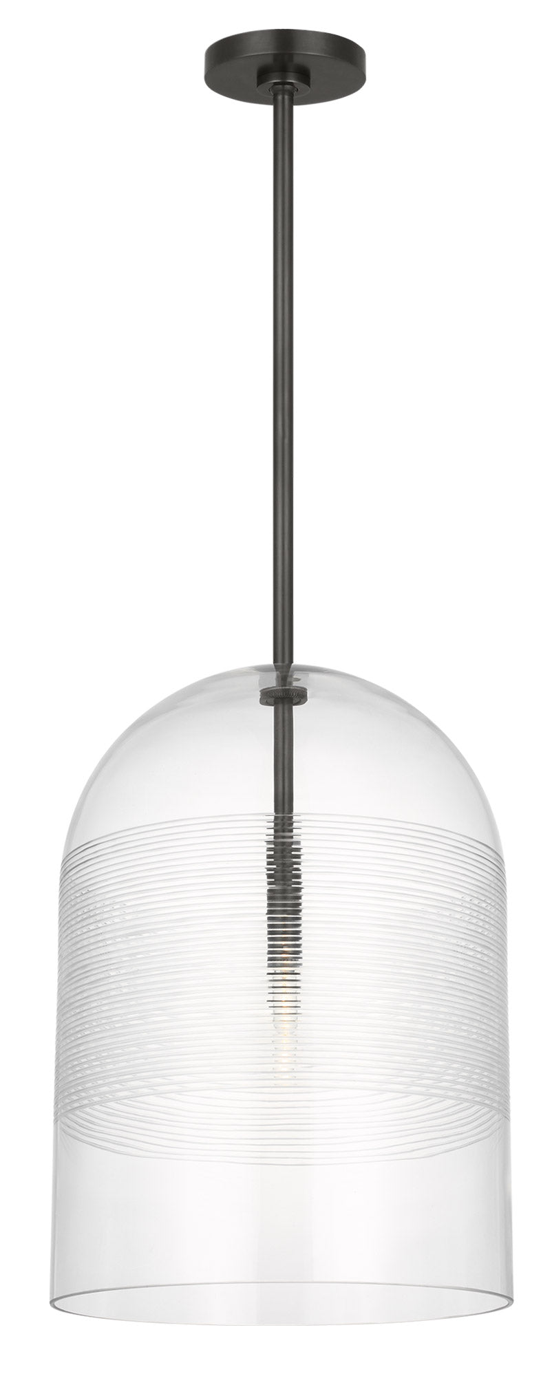 Visual Comfort Architectural SLPD637BZCG 20” Leano Wide Pendant, Wattage 5W, Bronze Finish