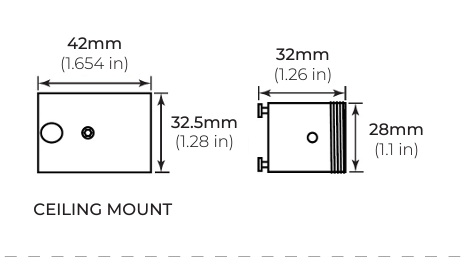 Core Lighting SLQ25-SF Slinq Suspendent Surface Pendant