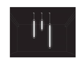 Core Lighting SLQ25-SUP-S Slinq Suspendent Pendant Support Silver
