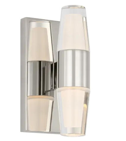 Visual Comfort Architectural SLWS31327N-277 Sean Lavin Lassell 2 Light 2.7 inch Polished Nickel ADA Wall Sconce Wall Light in 277V, 7.2W, 2700K