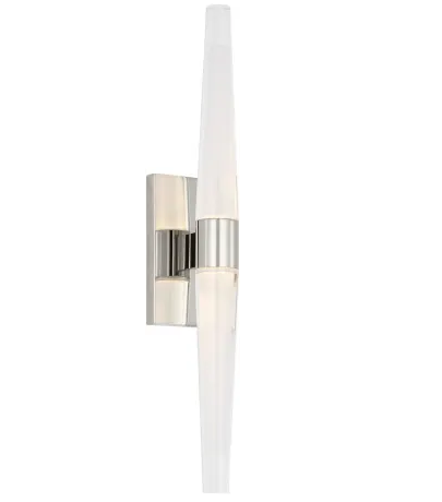 Visual Comfort Architectural SLWS34427N Sean Lavin Lassell 2 Light 2.7 inch Polished Nickel ADA Wall Sconce Wall Light in 120V, 7.2W, 2700K
