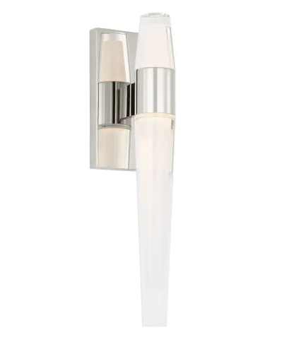 Visual Comfort Architectural SLWS34527N-277 Sean Lavin Lassell 2 Light 2.7 inch Polished Nickel ADA Wall Sconce Wall Light in 277V, 7.2W, 2700K