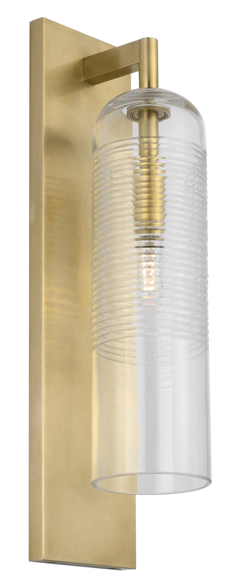 Visual Comfort Architectural SLWS642HABCG 17" Leano Wall Sconce, Wattage 5W, Hand Rubbed Antique Brass Finish