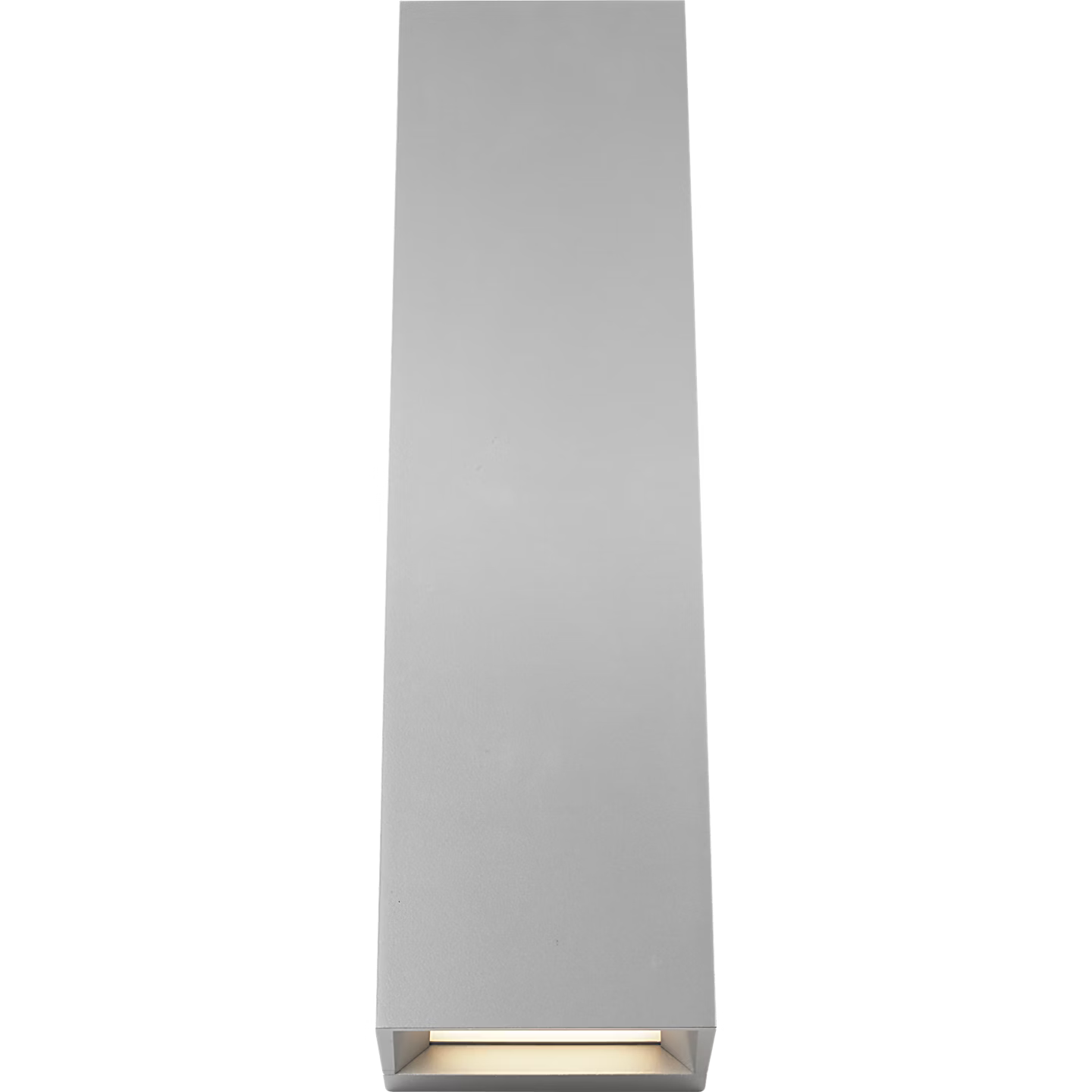 Visual Comfort Modern Collection 700OWPIT19I-LED930-277 Sean Lavin Pitch 19" Outdoor LED Wall Light 3000K 277V Silver