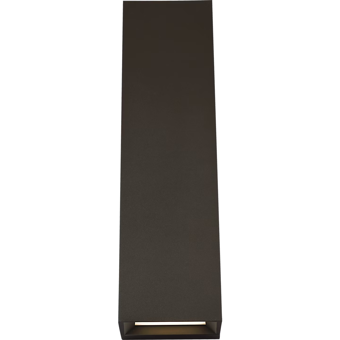 Visual Comfort Modern Collection 700OWPIT19Z-LED930-277 Sean Lavin Pitch 19" Outdoor LED Wall Light 3000K 277V Bronze