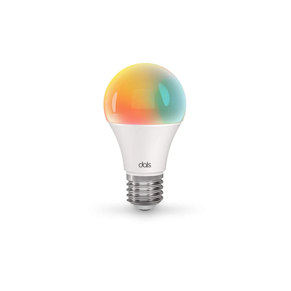 DALS Lighting SM-BLBA19 9 Watt Dimmable Medium (E26) LED Bulb - Full Color RGB+CCT (2700K - 6500K) and Smart Home Enabled