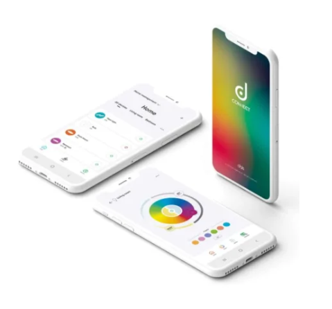 DALS Lighting SM-UCL36 Under Cabinet LED Light Kit with 36" Light Bar - Full Color RGB+CCT (2700K - 6500K) and Smart Home Enabled