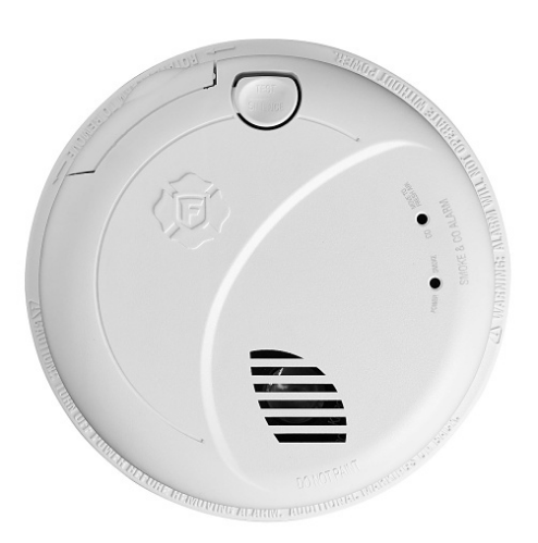 BRK First Alert 1046780 Interconnect Hardwire Smoke and CO Alarm with Battery Backup and Voice Warning, Pack of 6
