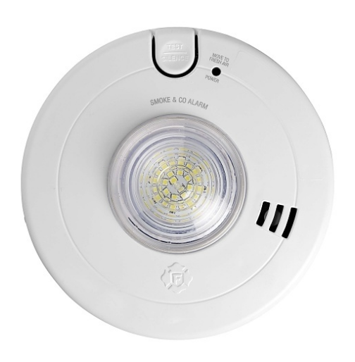 BRK First Alert SMCO110LED-AC Hardwired Combo Smoke and CO Alarm with LED Strobe and 10-Year Battery Backup