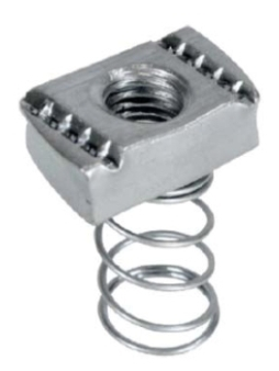 Orbit SNR-1213 1/2'' - 13 Steel Regular Spring Nuts
