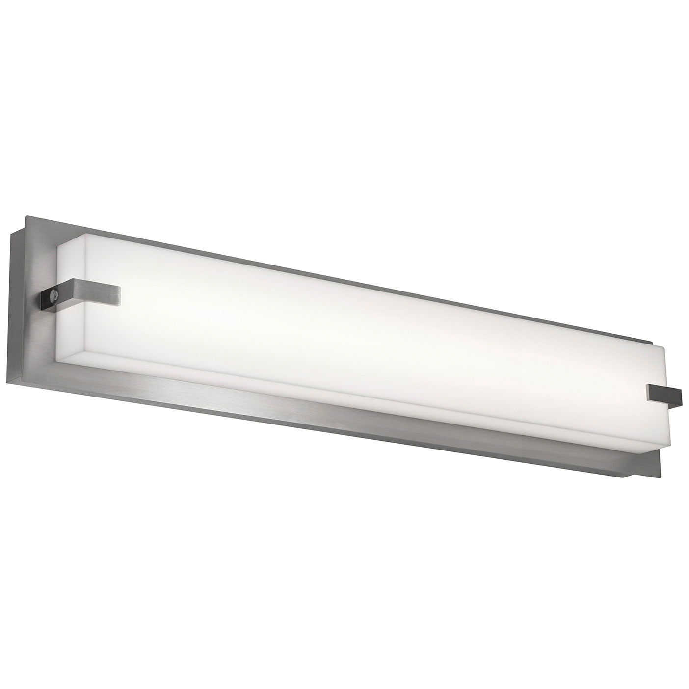 AFX Lighting SNV2405LAJUDSN Sinclair 24 Inch LED Vanity Wall Light, 120-277V, Watt 26W, Selectable 5CCT, Satin Nickel Finish