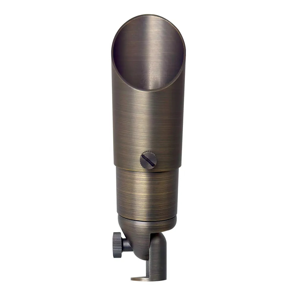 ABBA Lighting USA SPB10-NB 4.7″ Heavy Duty Cast Brass Integrated Brass Spot Light - Finish: Natural Brass