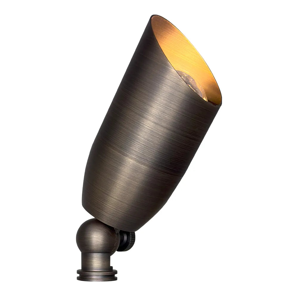 ABBA Lighting USA SPB14-NB 4.34″ Heavy Duty Cast Brass Spot Light - Finish: Natural Brass