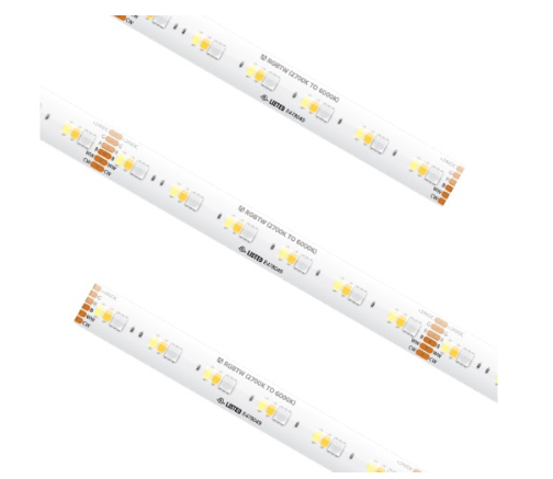 American Lighting SPK-RGBTW-PROKIT-13 Trulux Spektrum+ RGB + CCT Tunable LED Tape Light PRO Kit - Wet Location - 13.1FT Reel - 27K-6K - 7W / FT - 360 Lumens / FT - 24V