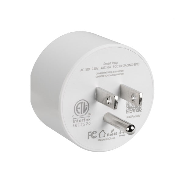 American Lighting SPKPL-PLUG-1S-WH Spektrum+ Smart Outlet Plug