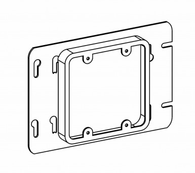 Orbit SR-2 Raised 3/4”, 2-Gang Switch Box Device Ring