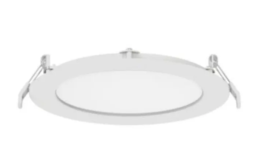 MaxLite SSRD-6R13T9CS-W 6 Inch LED Slim Wafer Downlight - 1100 Lumens - CCT Selectable - Smooth Trim - 120V - White Finish