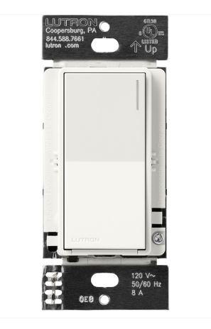 Lutron ST-RS-BW Sunnata Companion Switch - Brilliant White Finish