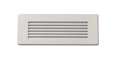 Core Lighting ST800-WW-HL-BN-UNV Indoor/Outdoor Step Light , 3000K, Horizontal Louver ,120/277V, Brushed Nickel Finish