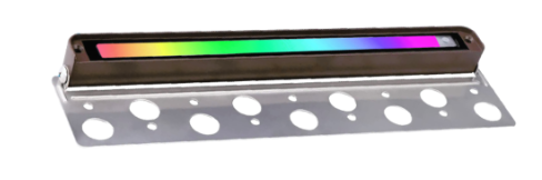 ABBA LIGHTING STBR06 Heavy Duty Cast Aluminum Hardscape/ Edge Light, CCT RGB W/ Stainless Steel Bracket