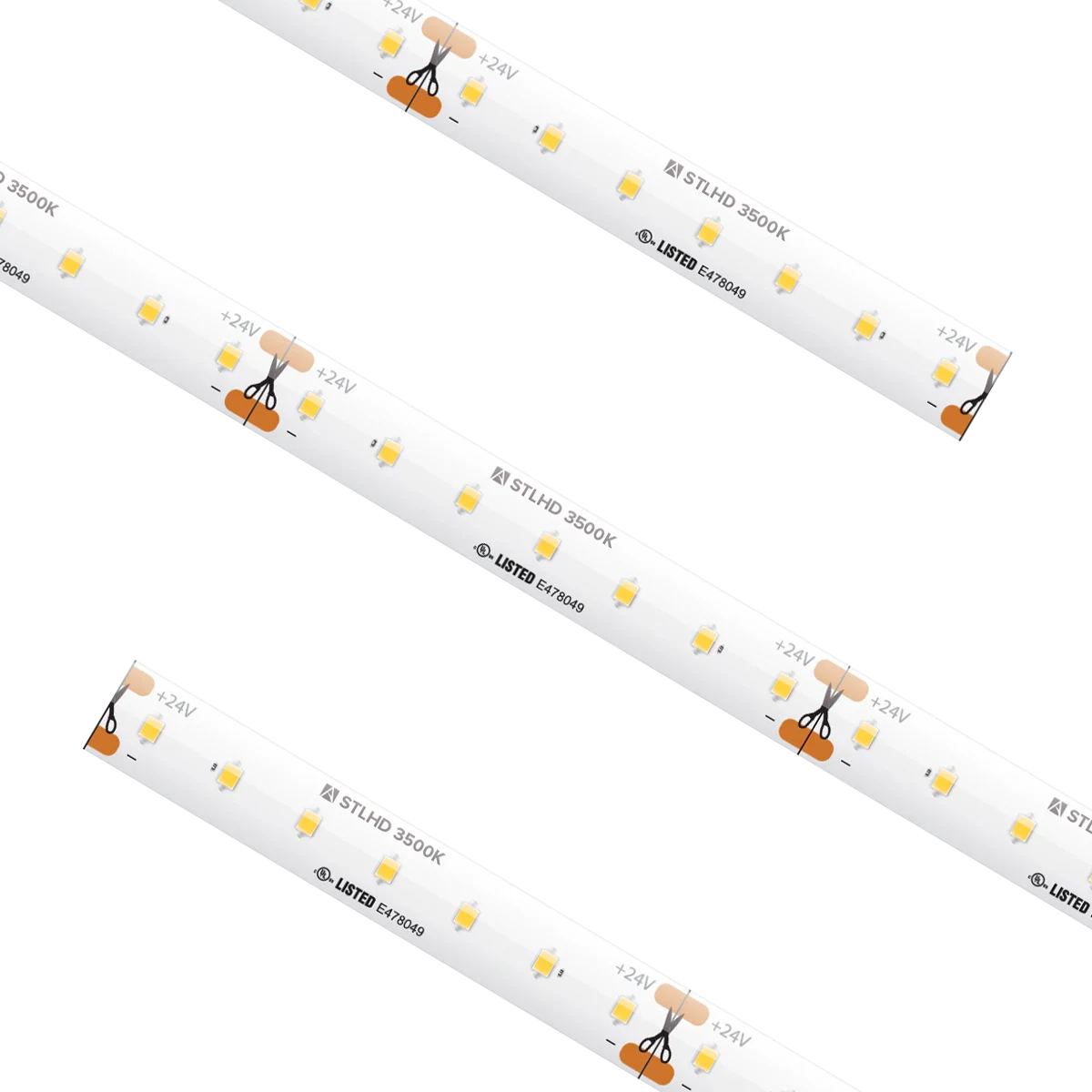 American Lighting STLHD-NW-100 100-ft LED Tape Light HD, 220 lm, 24V, 3500K