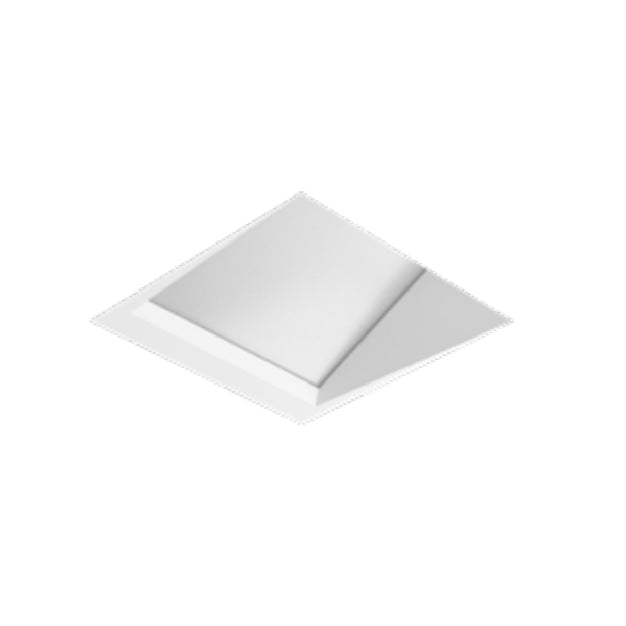 Visual Comfort Architectural E3SLW-WD-W Element E3SLW 3" LED Square Flangeless Wall Wash Trim - Warm Dim - White