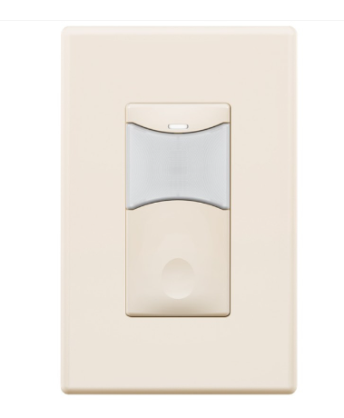 SensorWorx SWX-121-IV Wall Switch Sensor - Dual Tech - 1-pole - Auto On - 120-277v - lvory