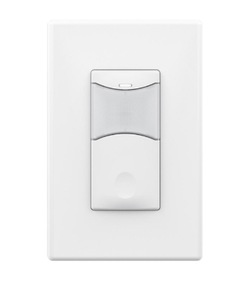 SensorWorx SWX-121-WH Wall Switch Sensor - Dual Tech - 1-pole - Auto On - 120-277v - White