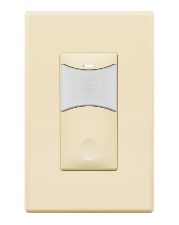 SensorWorx SWX-123-1-LA Wall Switch Sensor - Dual Tech - Manual On - Stand Alone - 12-24v - Light Almond