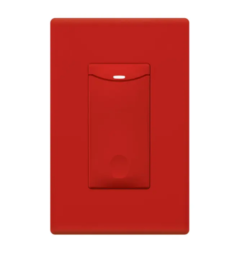 SensorWorx SWX-801-RD Momentary Decorator Switch - Humid Environment - 5-24V - Red