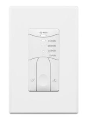 SensorWorx SWX-843-60M-WH-HE Interval Timer Switch - 5 / 15 / 30 / 45 / 60 Minute Increments, Humid Environment, Voltage 120-277V, White Finish