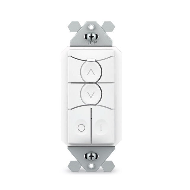 SENSORWORX SWX-854-B-LA Wireless Remote Dimmer W/ On & Off Switch - Battery Powered, Light Almond Finish