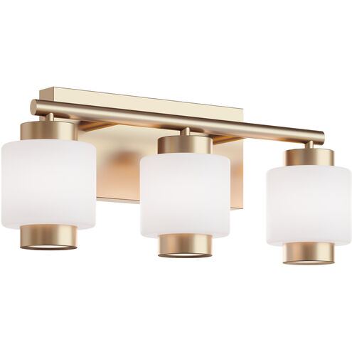 AFX Lighting SYDV2107LAJUDLB Sydney LED 21 inch Light Antique Brass Vanity Light Wall Light