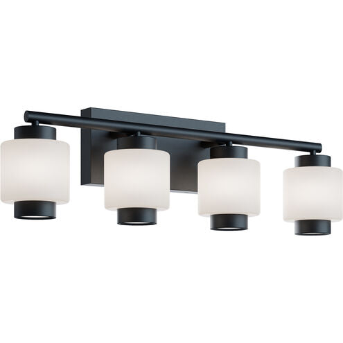 AFX Lighting SYDV2807LAJUDBK Sydney LED 28 inch Black Vanity Light Wall Light