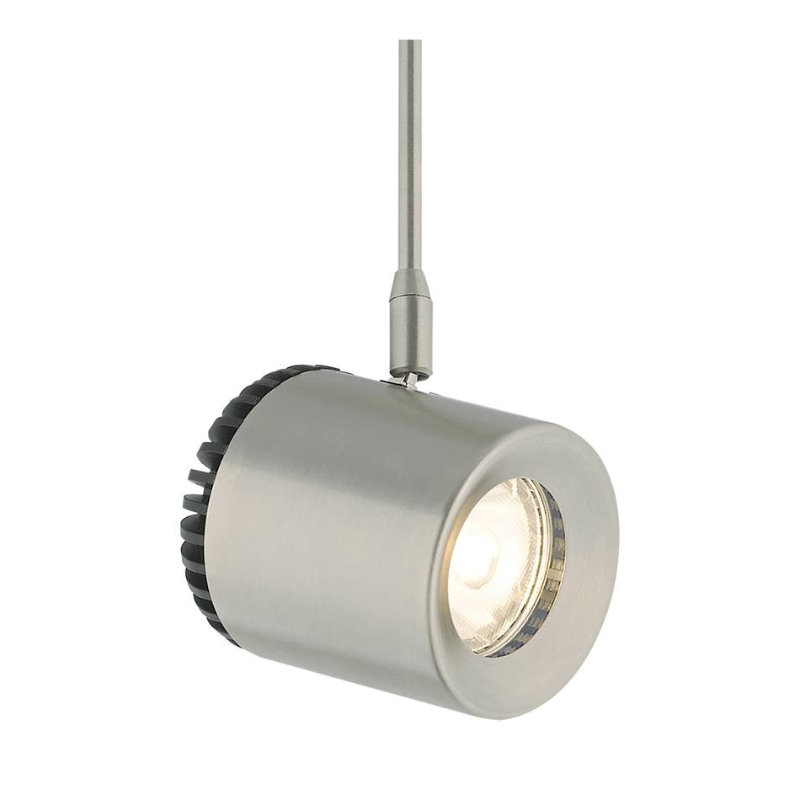 Visual Comfort Architectural 700MOBRK8353506S Modern 6" Sean Lavin LED Monorail Burk Head Track Ceiling Light - CCT 3500K - Finish: Satin Nickel - Beam Spread: 40°