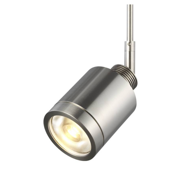 Visual Comfort Architectural 700MOTLML6S-LED930 2" LED Tellium Monorail Head Light - Rod Length: 6" - Finish: Satin Nickel
