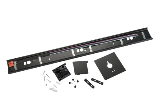 Keystone KT-LALED-3A-WM-KIT-B Wall Mounting Kit for 36" Series A Linear Arch Fixtures, Black