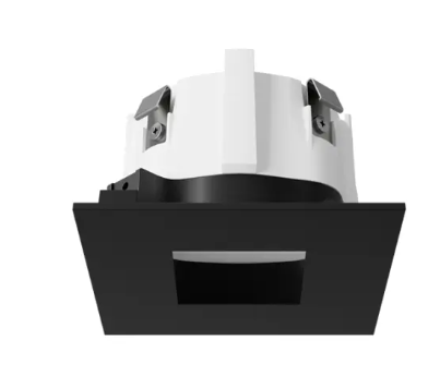 DMF Lighting X2TSDPBK X-Series 2" Square Pinhole Trim, Black Finish