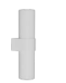 Westgate WMC6-24-UDL-MCTP-DD-WH 6” Led Outdoor Cylinder Lights, Multi-Color Temperature, 2X18W, 2X24W,2X30W Lumens 80LM/W, White Finish