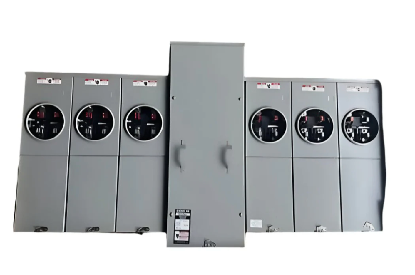 Siemens WEPK6611 600Amp 6-Gang Uni-Pak Meter Panel 125a Per Socket